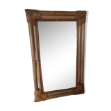 Bamboo/rattan mirror
