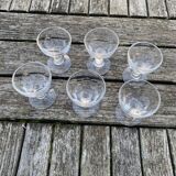 Verre à liqueur à facette Napoléon 3