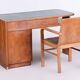 Czech Art Deco Cherry Writing Desk attributed to J. Halabala for Up Zavody, 1930s
