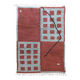 Modern Brick Red Rug - 296 x 212 cm