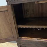 Antique Spanish sideboard in solid walnut – late 19th century