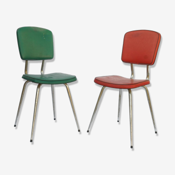 Paire de chaises vintage