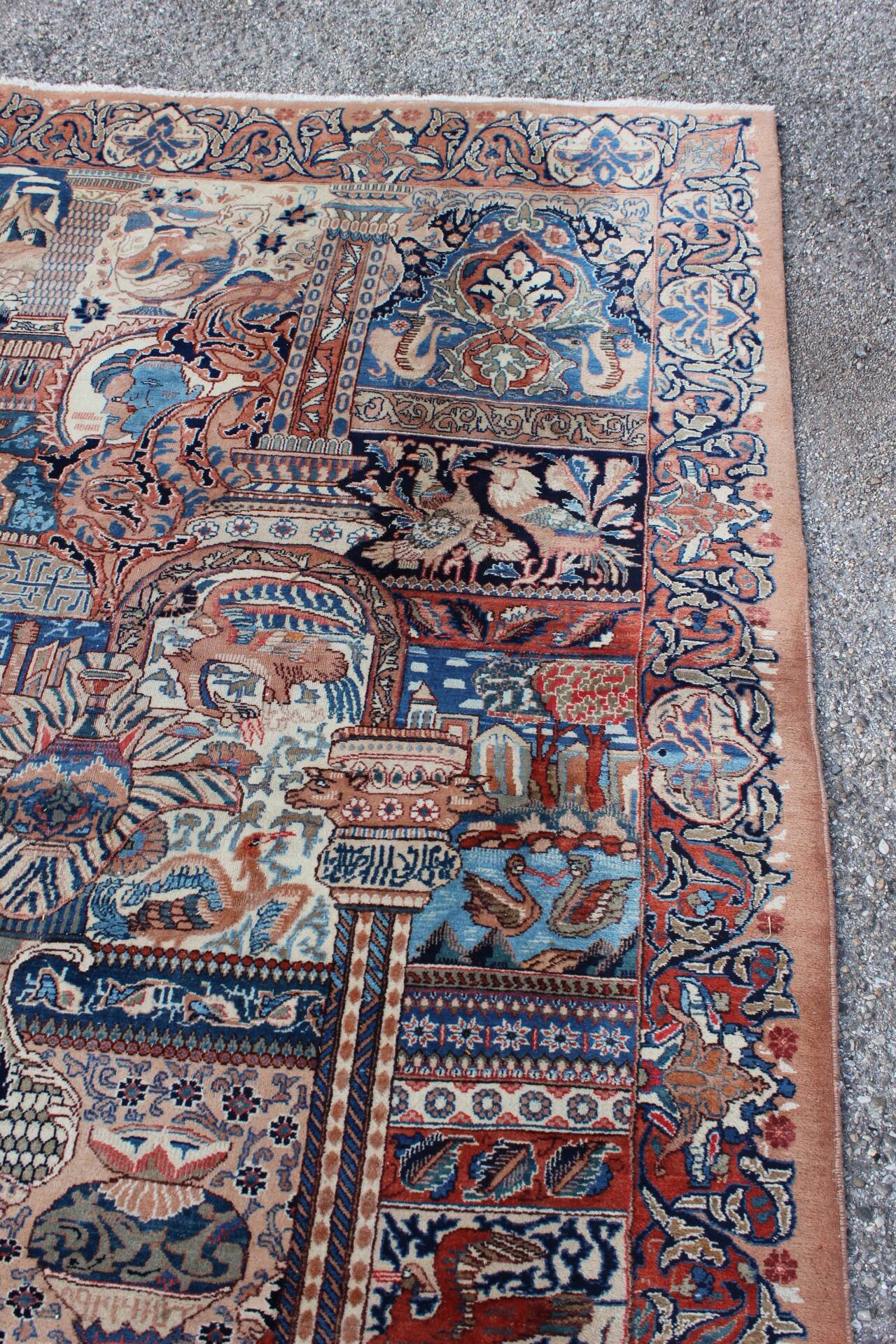 Large Kashmar wool rug, Persia circa 1950