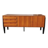 Vintage sideboard, walnut veneer