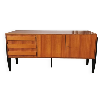 Vintage sideboard, walnut veneer