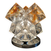 Stella glass cubes lamp by poliarte verona desing albino poli "197