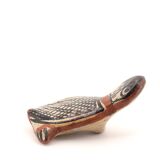 Moroccan Ideqqi ceramic frog, 1970s