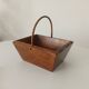 Panier vintage artisanal en bois