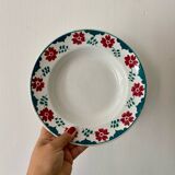 Set of 6 mismatched vintage soup plates
