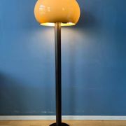 Vintage mushroom floor lamp in brown acrylic glass