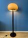 Vintage mushroom floor lamp in brown acrylic glass