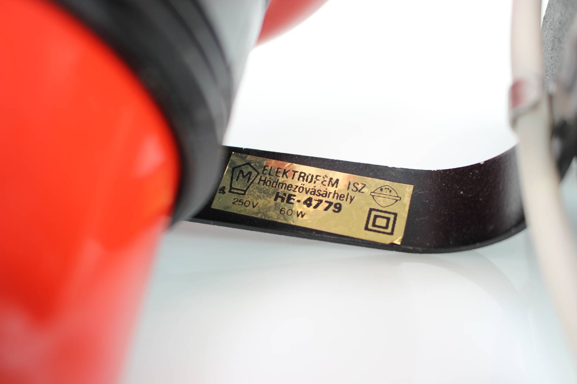 Set of Two Mid-Century Wall or Table Lamps by Elektrofem, Hungary, 1970s