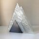 Metal lamp and triangular glass design 60 years