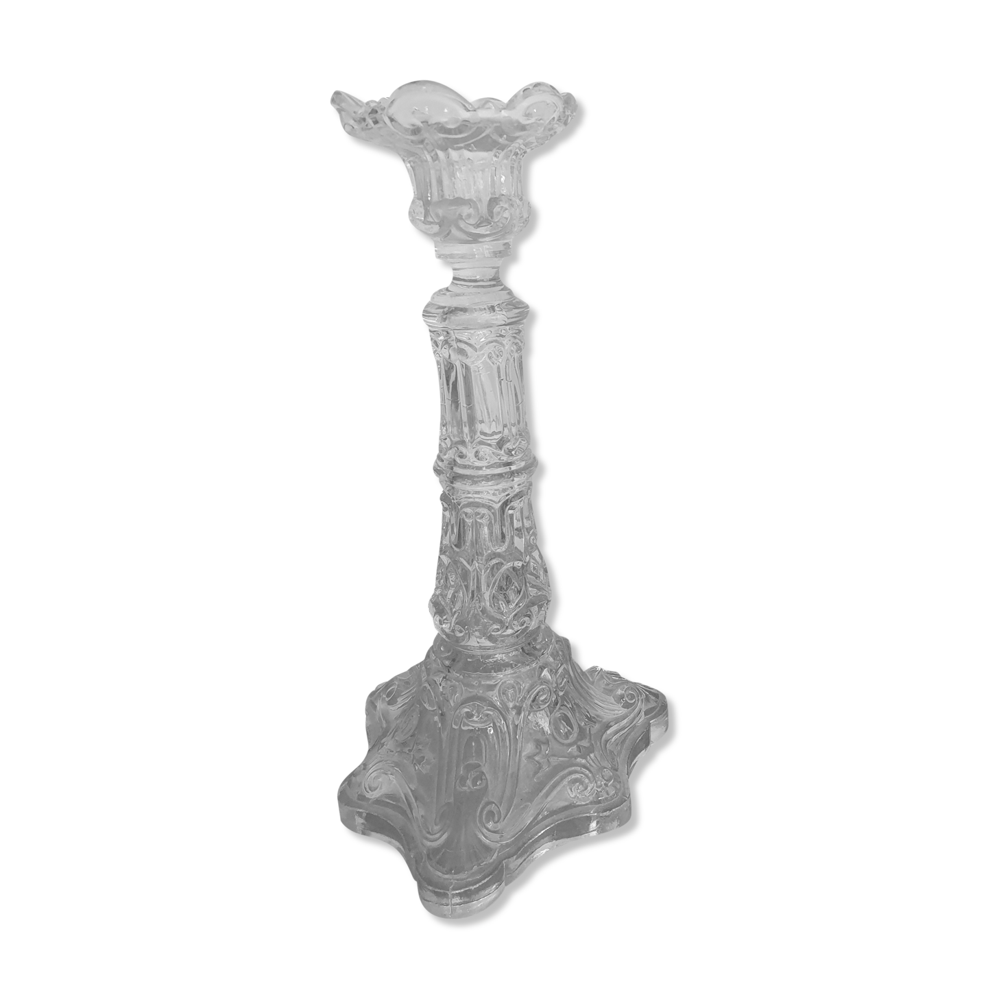 Glass chandelier