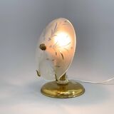 1940s unique small table lamp from italy