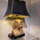 Massive bronze lamp Pharaoh, 1970