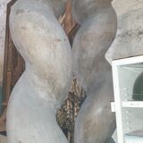 Pair of rosewood columns