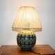 Lampe en céramique et abat-jour corde