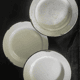White plates in enamelled sheet metal