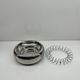 Alessi – Spiral Ø12 cm – Achille Castiglioni – Ashtray – Polished stainless steel