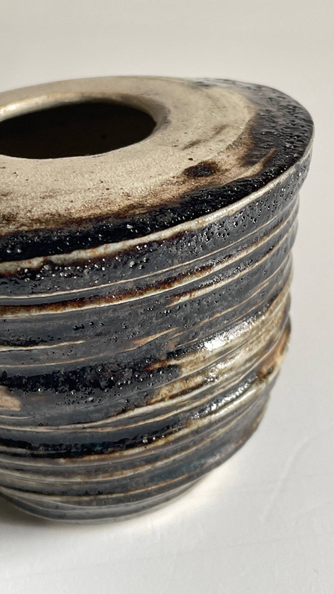 Vintage Brutalist Handmade Vase