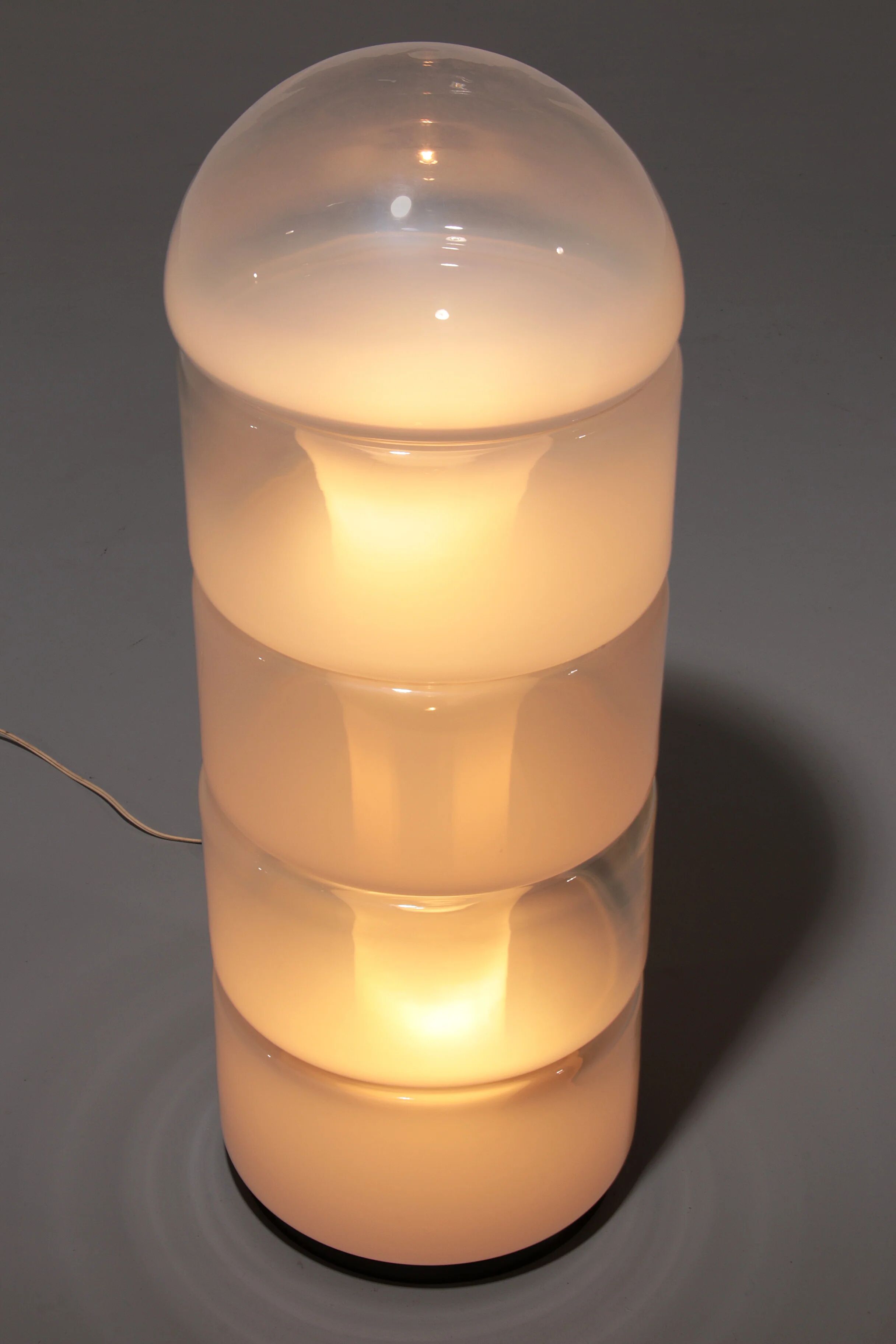 Lampadaire « Sfumato » LT 316 de Carlo Nason pour Mazzega, années 1970