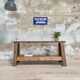 Workshop workbench in solid oak