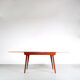 Table à manger extensible des années 1950 des Pays-Bas