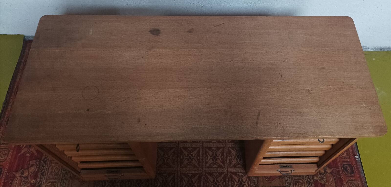 Vintage oak desk 1950s