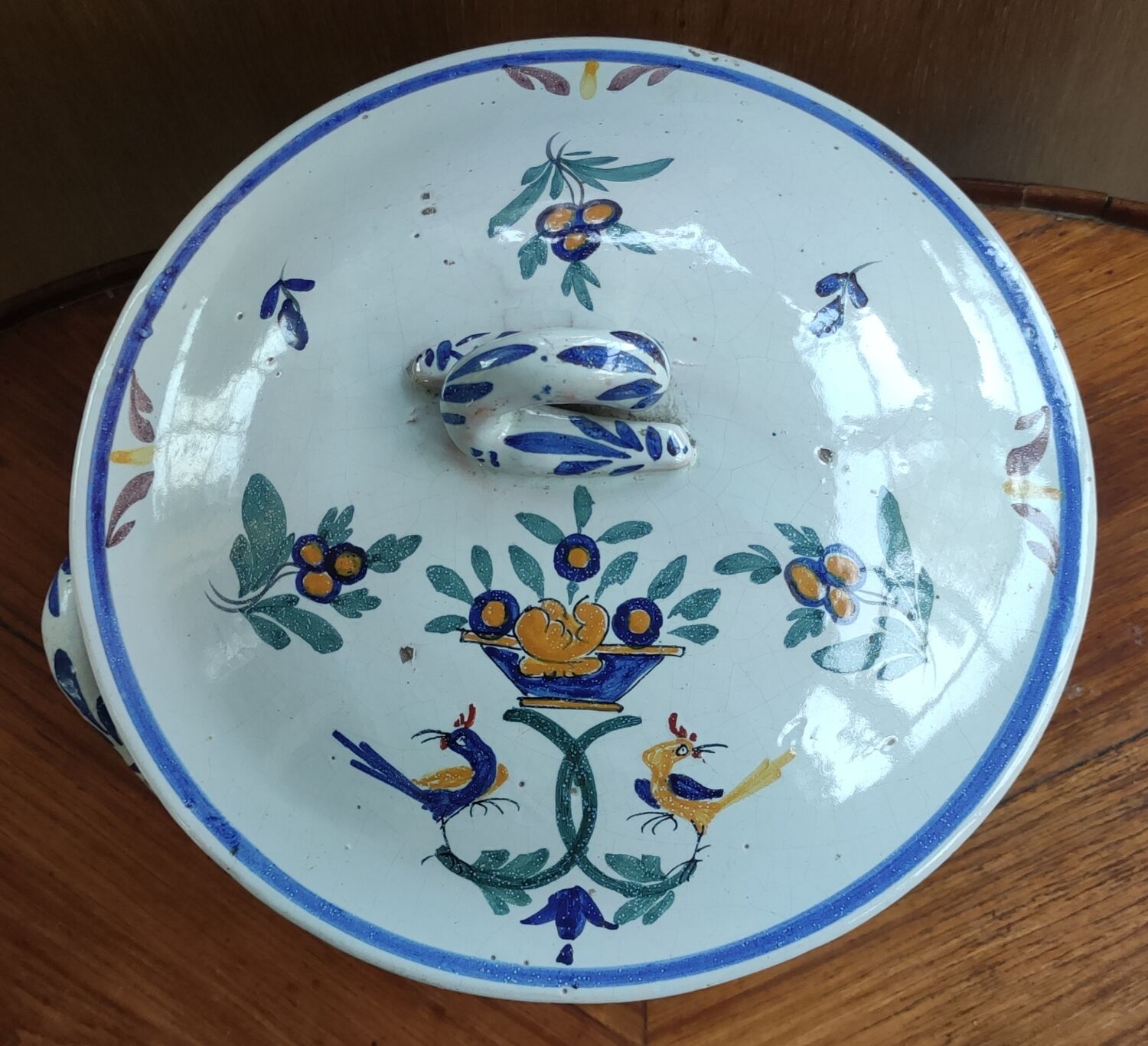 Ancienne soupière vieux Rouen 19 ème siècle