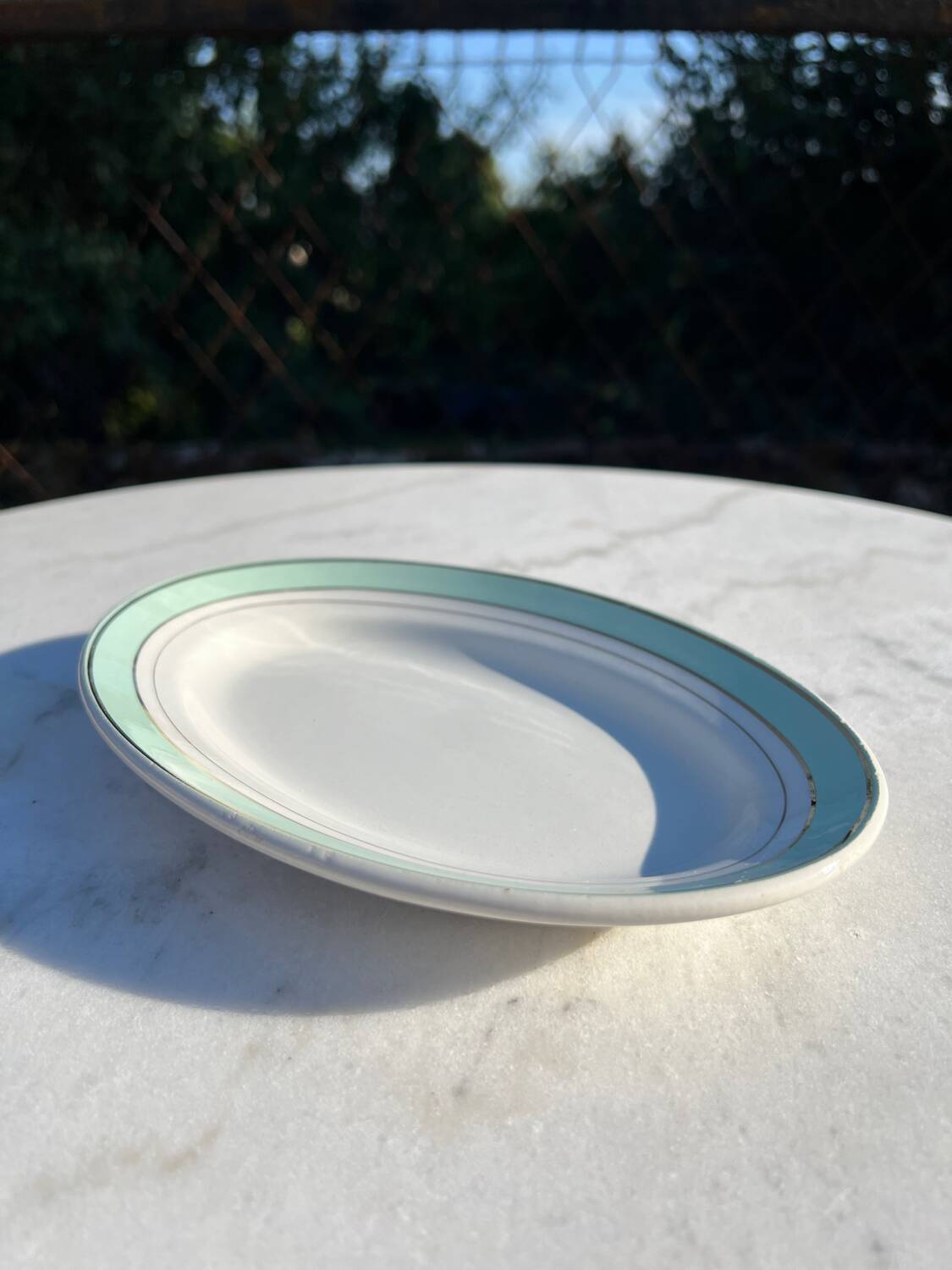 Ravier in half-porcelain from Lunéville - Épinay model