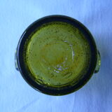 Vintage bubbled glass Biot ice bucket