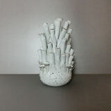 Vase corail en céramique émaillée