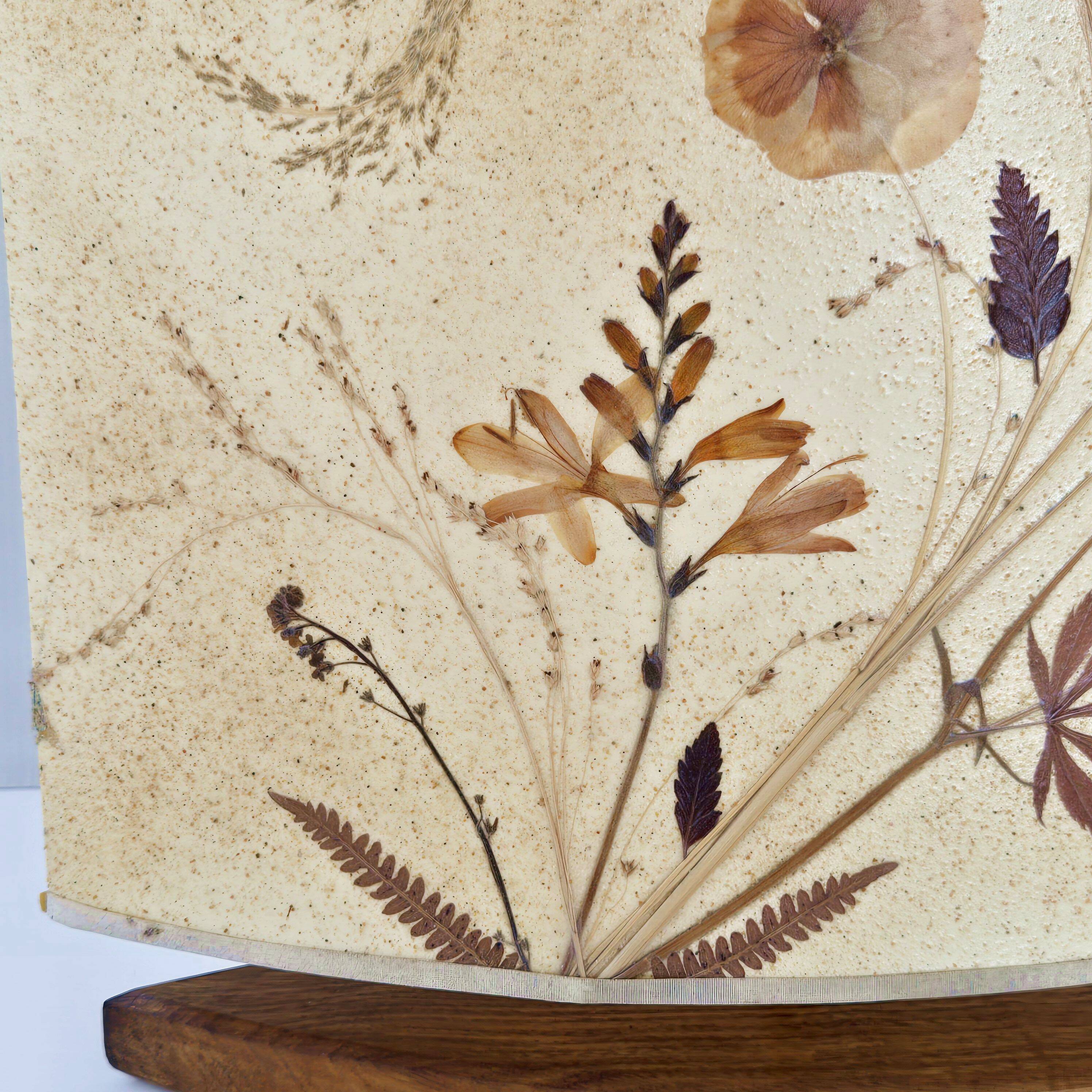 Vintage herbarium lamp 1970
