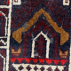 Afghan carpet Baluch vintage 140x86cm