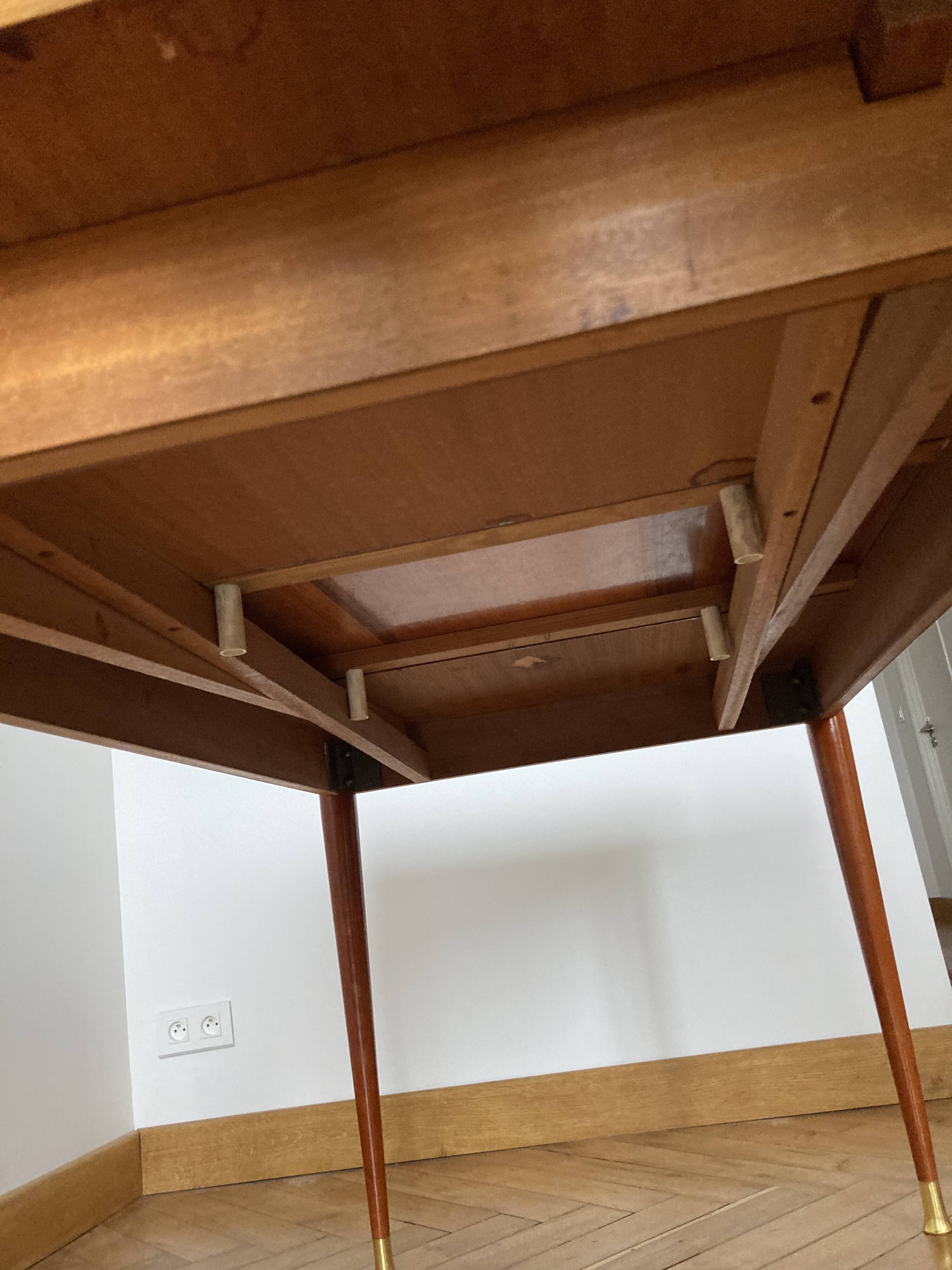 Scandinavian-style rectangular table