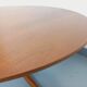 Bernhard Pedersen & Son Vintage Danish Scandinavian Round Coffee Table Teak