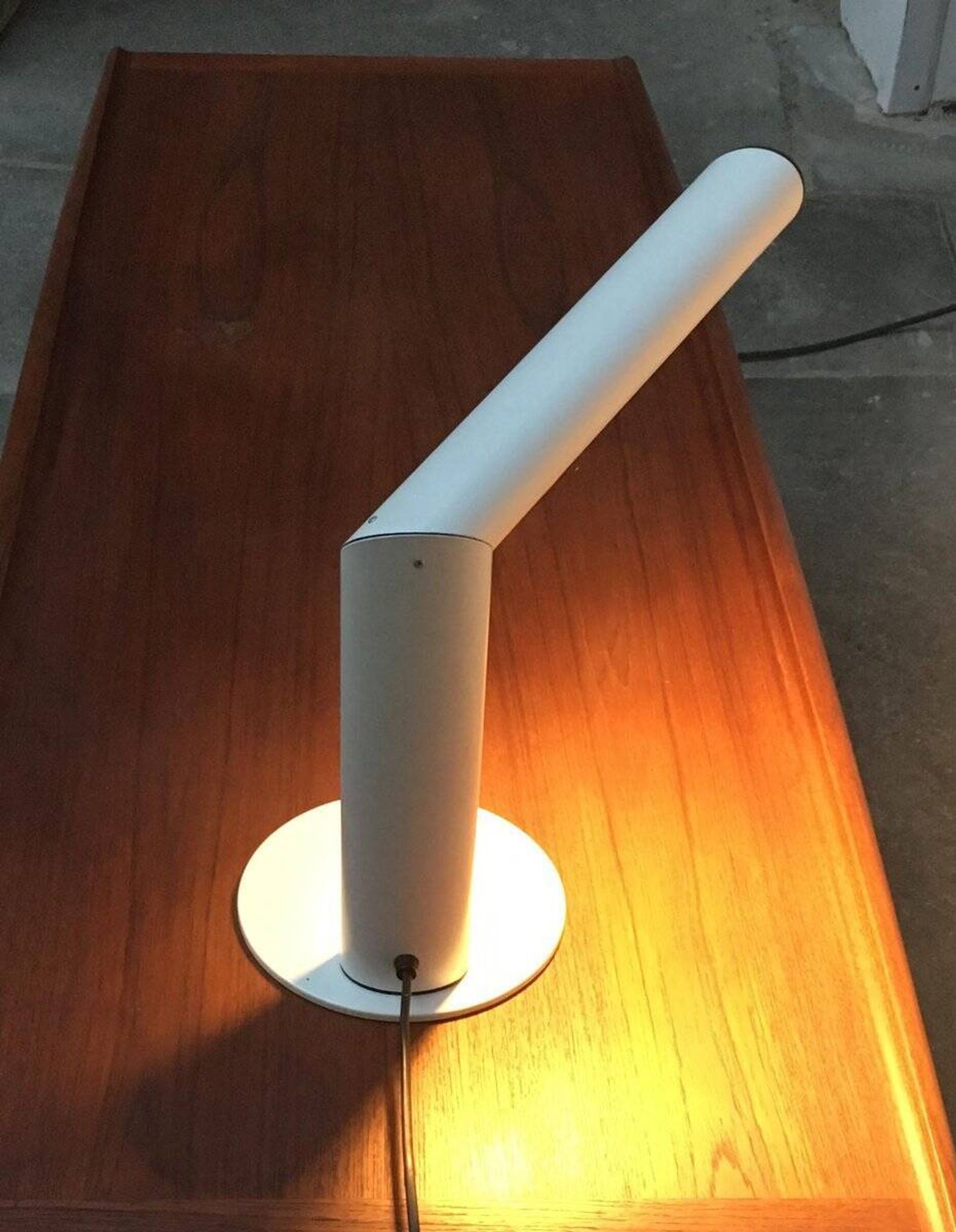Lampe de table minimaliste en métal allemand de Brendel Leuchten, années 1970