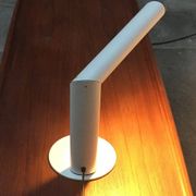 Lampe de table minimaliste en métal allemand de Brendel Leuchten, années 1970