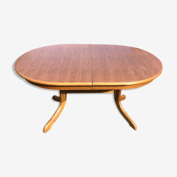 Vintage Scandinavian oval table
