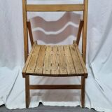Folding chair wood 1970