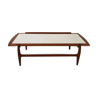 Table low reversible teak