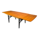 Table à manger extensible italienne des années 1950.
