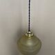 Small vintage glass pendant light