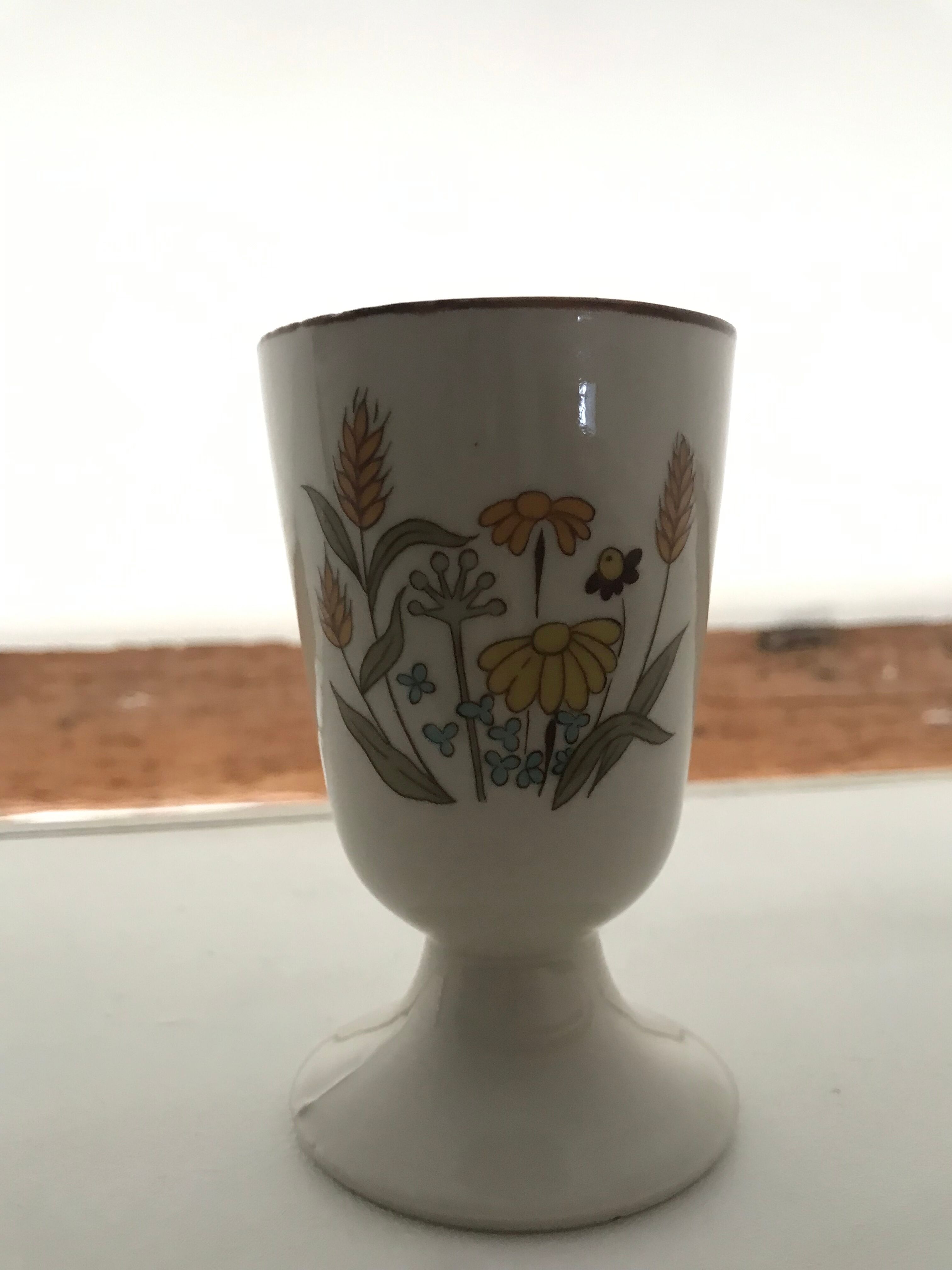 Set of 6 mazagrans in stoneware - coffee cups
