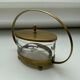 Crystal brass sugar bowl