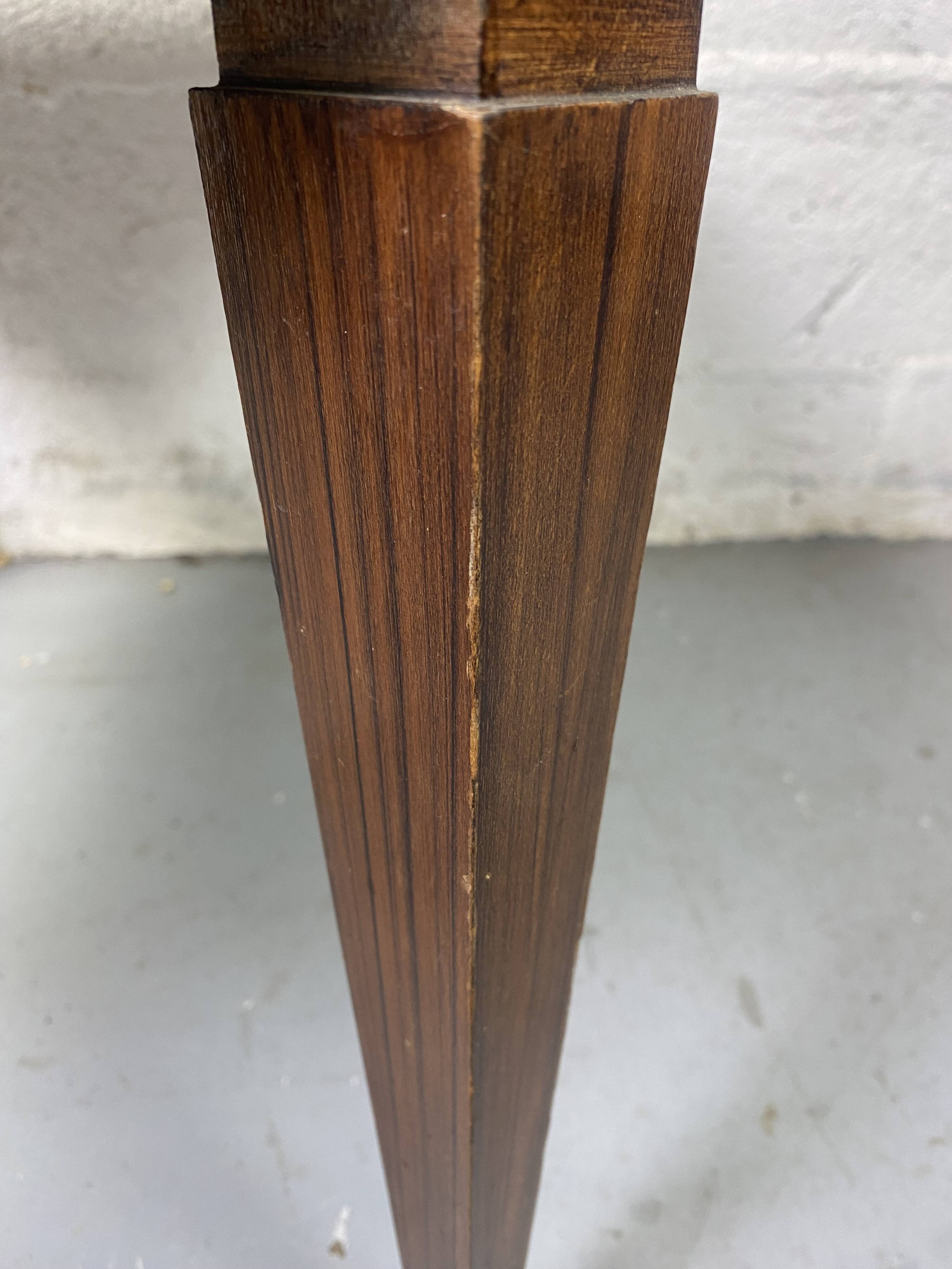 Table basse rectangle années 40 miroir