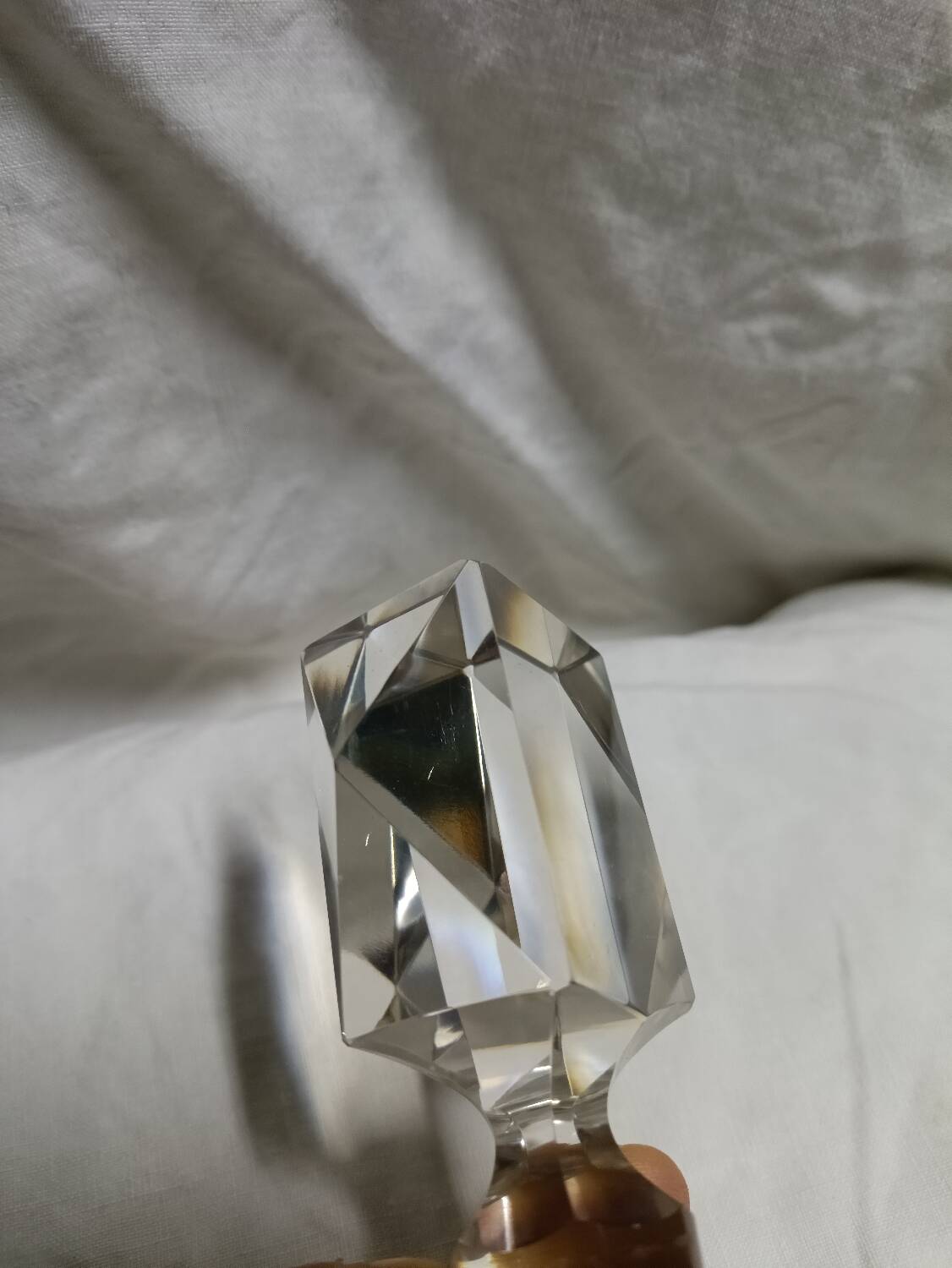 Art Deco crystal carafe