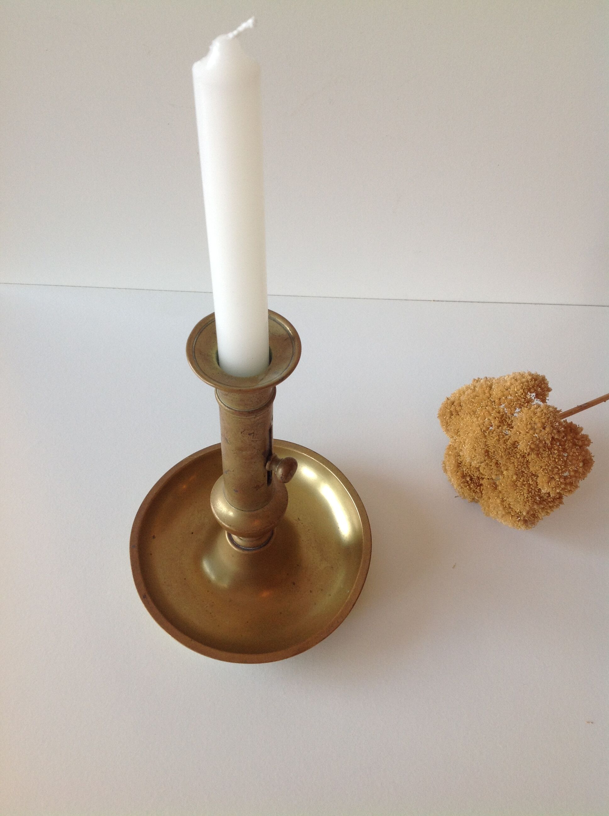 Brass candlestick