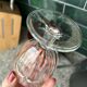 6 verres à pied à facettes vintage